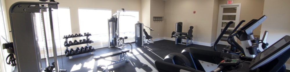 Warner Robins apartment amenities, apartment gym, beacon place apartments